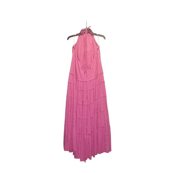 Free People x Free-est Somewhere Sunny Maxi Halter Dress Size Medium NWT - Picture 3 of 8